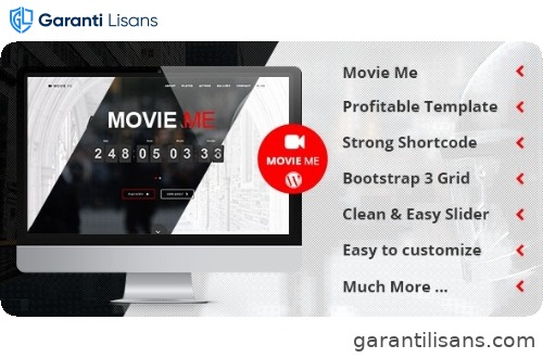 Movie Me – One Page Responsive WordPress Theme