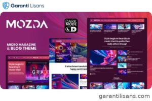 Mozda – Micro Magazine & Blog Theme with Dark Mode