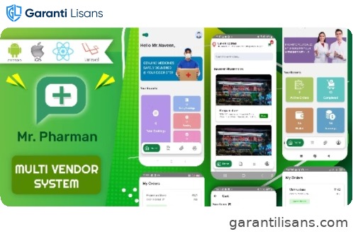 Mr.Pharman – React native multi vendor | pharmacy complete solution