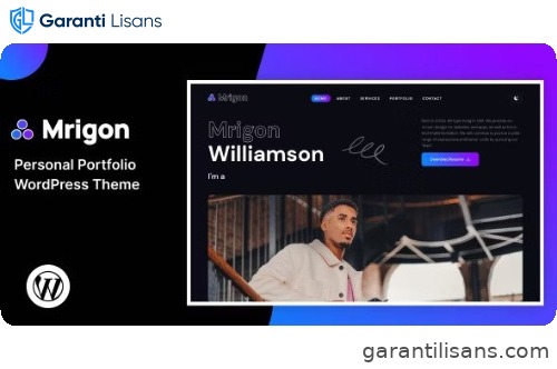 Mrigon – Personal Portfolio WordPress Theme