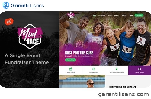 MudRace – A Single Event Fundraiser Theme