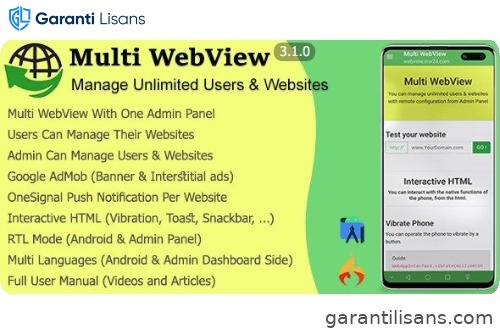 Multi WebView + Admin Panel