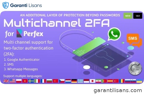 Multichannel Two Factor Authentication for Perfex CRM
