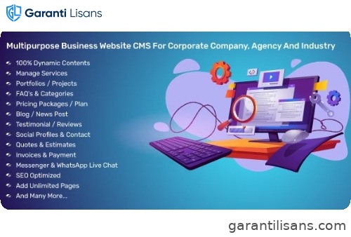 Multipurpose Business Website CMS For Corporate Company, Agency And Industry