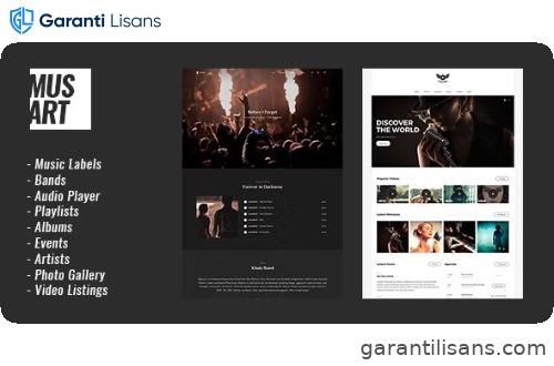 Musart – Music Label and Artists WordPress Theme