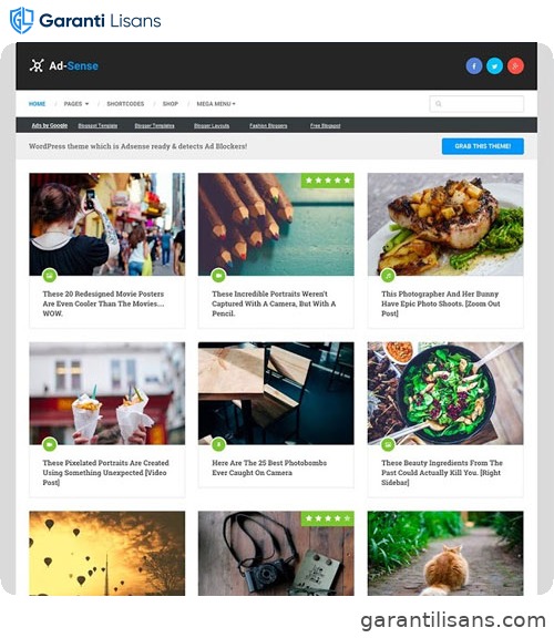 MyThemeShop Ad-Sense WordPress Theme