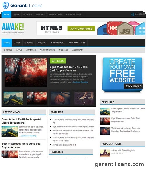 MyThemeShop Awake WordPress Theme