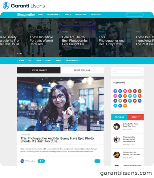 MyThemeShop BloggingBox WordPress Theme