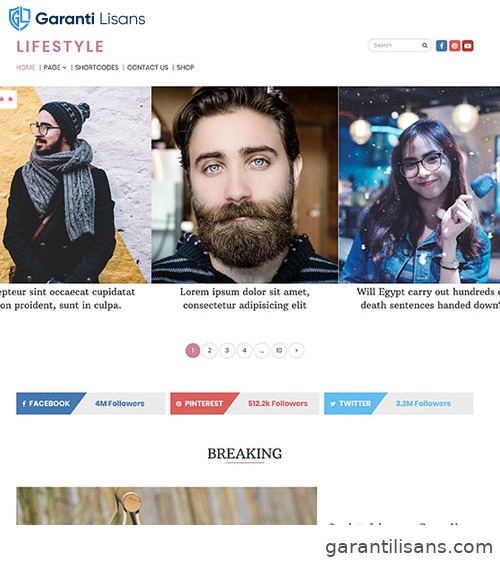 MyThemeShop Lifestyle WordPress Theme