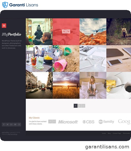 MyThemeShop MyPortfolio WordPress Theme