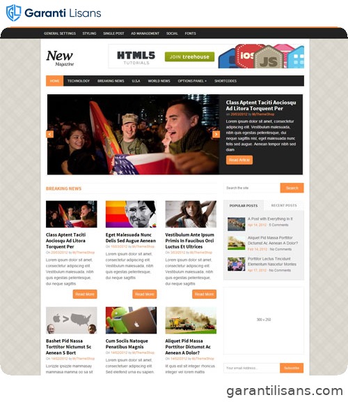 MyThemeShop Newsmag WordPress Theme