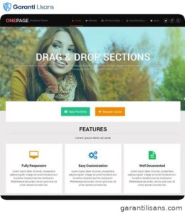 MyThemeShop OnePage WordPress Theme