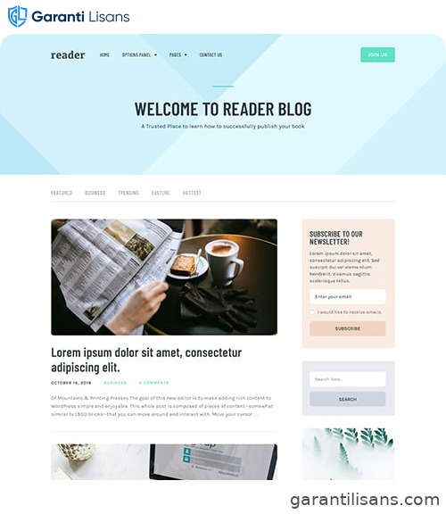 MyThemeShop Reader WordPress Theme