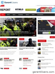 MyThemeShop Report WordPress Theme