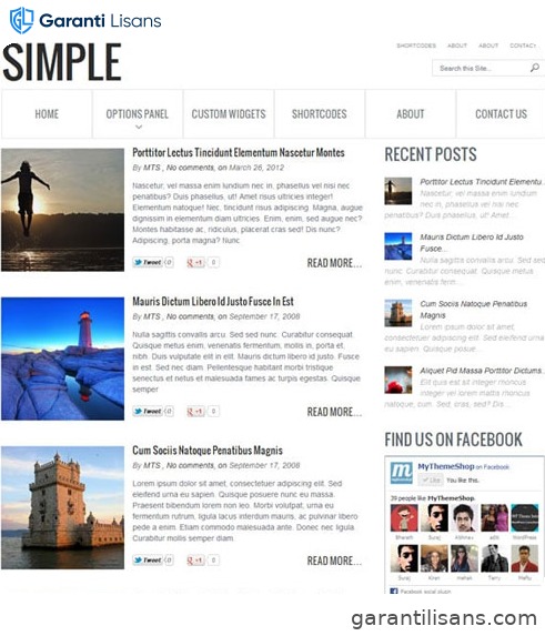 MyThemeShop Simple WordPress Theme