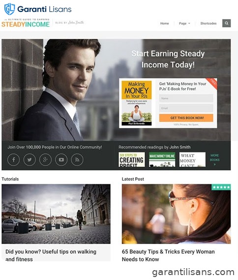 MyThemeShop SteadyIncome WordPress Theme