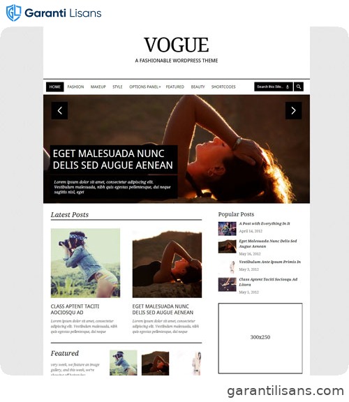 MyThemeShop Vogue WordPress Theme