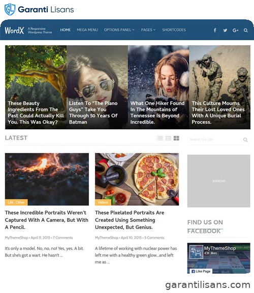 MyThemeShop WordX WordPress Theme
