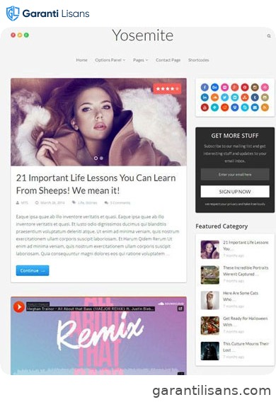 MyThemeShop Yosemite WordPress Theme