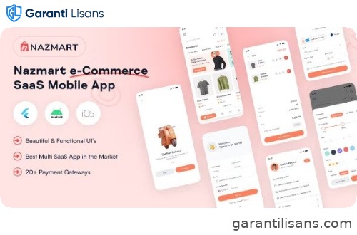 NazMart – Tenant Shop Flutter Mobile App