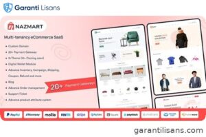 Nazmart – Multi-Tenancy eCommerce Platform (SAAS)