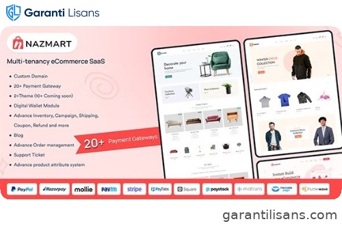 Nazmart – Multi-Tenancy eCommerce Platform (SAAS)