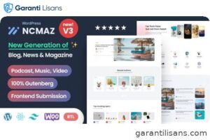 Ncmaz – News Magazine & Podcast WordPress Theme