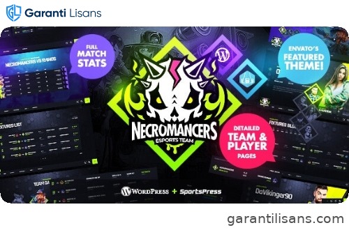 Necromancers – eSports & Gaming Team WordPress Theme