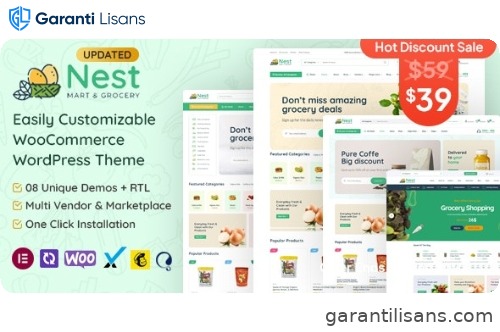 Nest – Grocery Store WooCommerce WordPress Theme