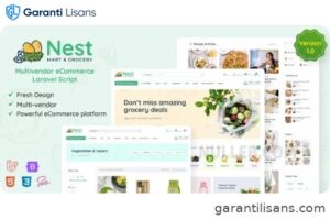 Nest – Multivendor Organic & Grocery Laravel eCommerce