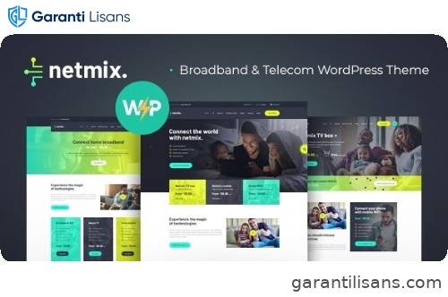 Netmix | Broadband & Telecom Internet Provider WordPress Theme