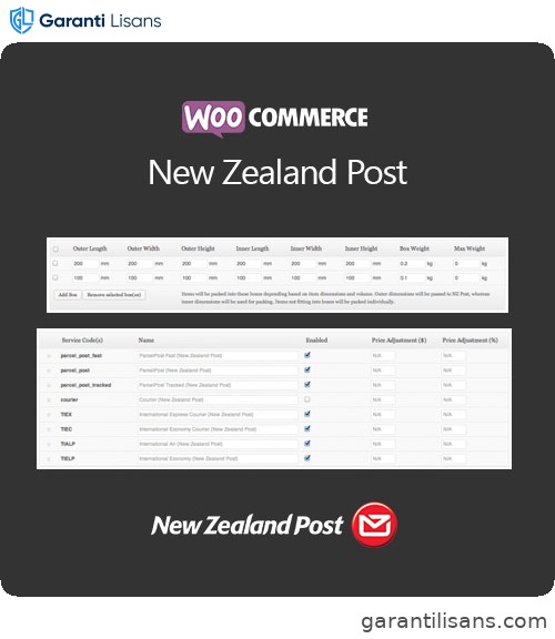 WooCommerce New Zealand Post