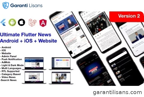 News Full App – Flutter App Android + iOS + Website