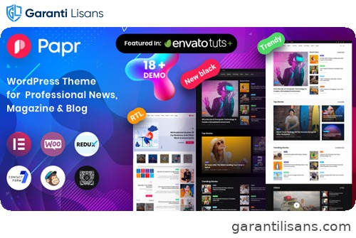 News Magazine Papr – News Magazine WordPress Theme