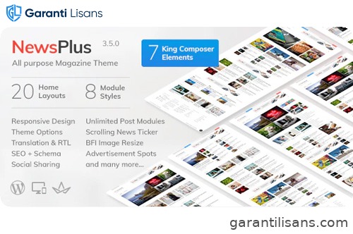 NewsPlus – News and Magazine WordPress theme