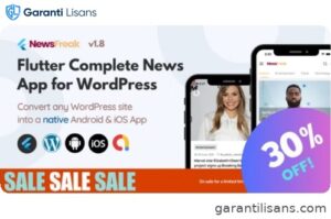 Newsfreak – Flutter Mobile App for WordPress