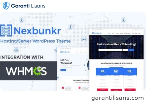 Nexbunker – Hosting/Server WordPress Theme + WHMCS