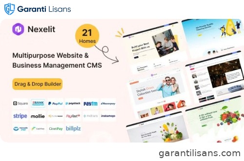 Nexelit – Multipurpose Website CMS & Business CMS