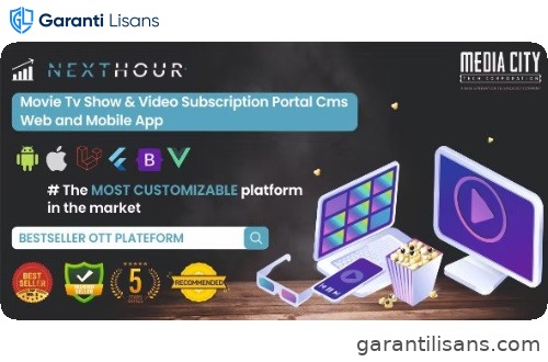 Next Hour – Movie Tv Show & Video Subscription Portal Cms Web and Mobile App