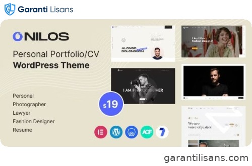Nilos – Personal Portfolio WordPress Theme