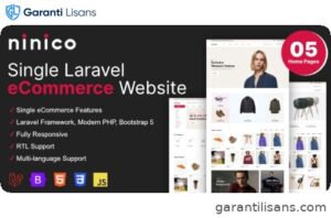 Ninico – Minimal Laravel eCommerce Shop
