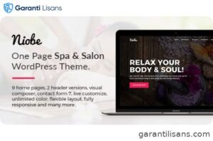 Niobe – Spa & Salon WordPress Theme