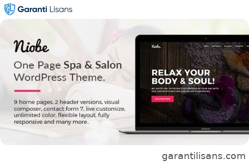 Niobe – Spa & Salon WordPress Theme