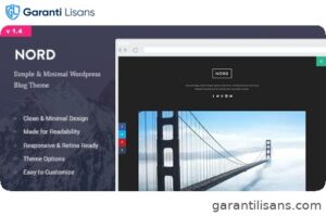 Nord – Minimal and Clean WordPress Personal Blog Theme