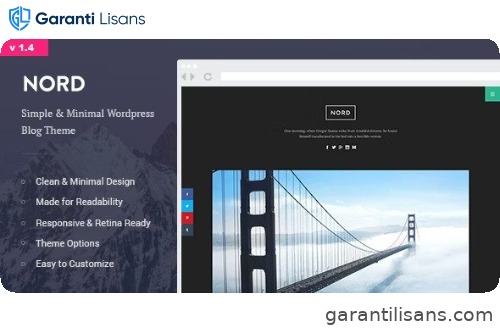 Nord – Minimal and Clean WordPress Personal Blog Theme