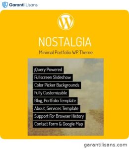 Nostalgia – Portfolio WordPress Theme