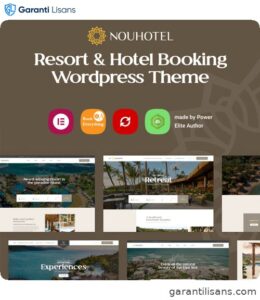 NouHotel – Resort & Hotel Booking WordPress Theme