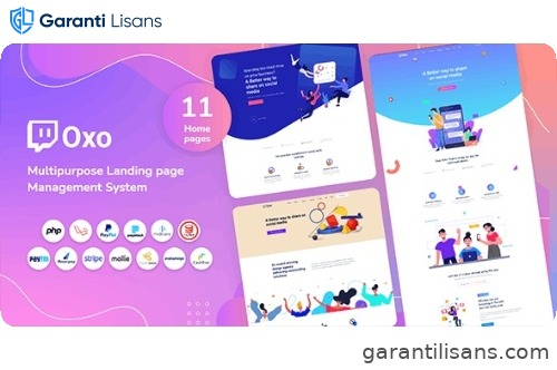 OXO – Multipurpose Landing page CMS