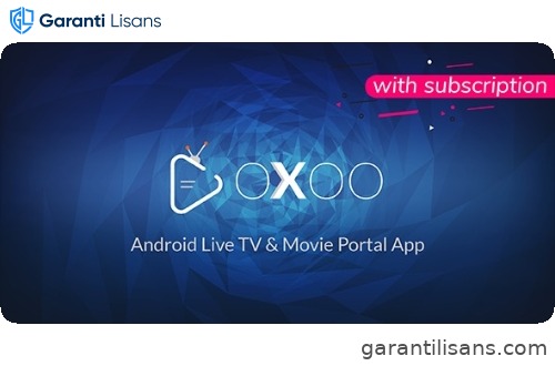 OXOO – Android Live TV & Movie Portal App with Subscription System