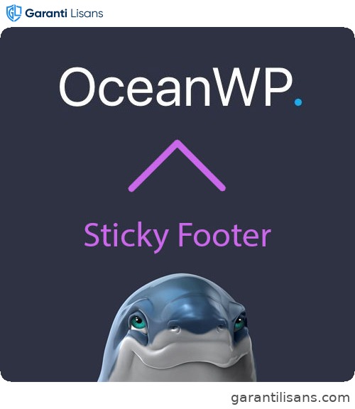 OceanWP Sticky Footer